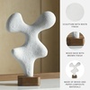 image:imageSignature Design by Ashley Abstract Art Sculpture WhiteBrownWhite  Dark Brown