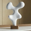 image:imageSignature Design by Ashley Abstract Art Sculpture WhiteBrownWhite  Dark Brown