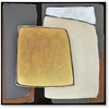 image:imageSignature Design by Ashley Actman Contemporary Square Abstract Framed Handpainted Wall Art 48 x 48 Inches Beige amp Light Brown
