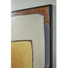 image:imageSignature Design by Ashley Actman Contemporary Square Abstract Framed Handpainted Wall Art 48 x 48 Inches Beige amp Light Brown