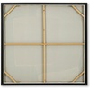 image:imageSignature Design by Ashley Actman Contemporary Square Abstract Framed Handpainted Wall Art 48 x 48 Inches Beige amp Light Brown