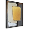 image:imageSignature Design by Ashley Actman Contemporary Square Abstract Framed Handpainted Wall Art 48 x 48 Inches Beige amp Light Brown