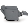 image:imageSignature Design by Ashley Alainmont 1Piece Swivel Power Recliner StoneGrey