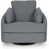 image:imageSignature Design by Ashley Alainmont 1Piece Swivel Power Recliner StoneGrey