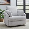image:imageSignature Design by Ashley Alainmont 1Piece Swivel Power Recliner StoneLight Gray