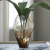 image:imageSignature Design by Ashley Amber Brown Glass Vase Tall Diamond Shape