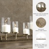 image:imageSignature Design by Ashley Antique Brass Hurricane Candle Holder