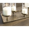 image:imageSignature Design by Ashley Antique Brass Hurricane Candle Holder