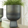 image:imageSignature Design by Ashley Antiqued Blue Tall Glass Vase Large 1225Antique Blue