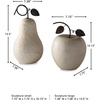 image:imageSignature Design by Ashley Apple Pear Sculpture Set Antique White DecorApple  Pear