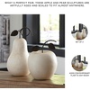 image:imageSignature Design by Ashley Apple Pear Sculpture Set Antique White DecorApple  Pear