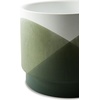 image:imageSignature Design by Ashley Ardenridge Contemporary Ceramic Planter Set of 2 White amp Green