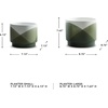 image:imageSignature Design by Ashley Ardenridge Contemporary Ceramic Planter Set of 2 White amp Green