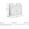 image:imageSignature Design by Ashley Bakers Rack Buffet Cabinet White
