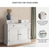 image:imageSignature Design by Ashley Bakers Rack Buffet Cabinet White