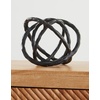 image:imageSignature Design by Ashley Barlee Modern Black Circle Sculpture Decor