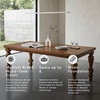 image:imageSignature Design by Ashley Basinger Dining Table 86 Inch Medium Brown