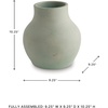 image:imageSignature Design by Ashley Baychester Terra Cotta Vase Antique GreenAntique Green