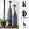 image:imageSignature Design by Ashley Blayze Tall Textured Vase Set of 2 Antique Gray