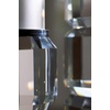 image:imageSignature Design by Ashley Brentley Contemporary Crystal and Metal Pillar Candle Holder Set Set of 2 Chrome