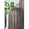 image:imageSignature Design by Ashley Briarcott Casual Indoor 7 Mercury Glass Tabletop Vase with Wide Mouth Dark BrownDark Brown