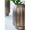 image:imageSignature Design by Ashley Briarcott Casual Indoor 7 Mercury Glass Tabletop Vase with Wide Mouth Dark BrownDark Brown