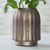 image:imageSignature Design by Ashley Briarcott Casual Indoor 7 Mercury Glass Tabletop Vase with Wide Mouth Dark BrownDark Brown