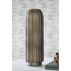 image:imageSignature Design by Ashley Briarcott Casual Indoor 7 Mercury Glass Tabletop Vase with Wide Mouth Dark BrownDark Brown
