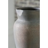 image:imageSignature Design by Ashley Brickmen Ceramic Table Vase Rustic Antique Gray Textured Pottery Decor for Faux Greenery amp Dried Florals 10 Inch