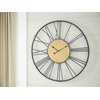 image:imageSignature Design by Ashley Brockett Oversized Wall Clock 42 Inch Black