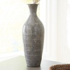 image:imageSignature Design by Ashley Brockwich Traditional 16 Inch HighGloss Vase Gray