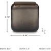 image:imageSignature Design by Ashley Brown Square Glass Vase Gray amp GoldGray  Gold