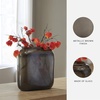 image:imageSignature Design by Ashley Brown Square Glass Vase Gray amp GoldGray  Gold