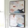 image:imageSignature Design by Ashley Caldish Contemporary Rectangular Handpainted Wall Art Set 24 x 30 Inches Set of 2 Blue amp White