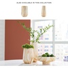 image:imageSignature Design by Ashley Cammen Contemporary Indoor 10 Abstract Ceramic Tabletop Vase with Wide Mouth Light Brown amp White14