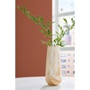 image:imageSignature Design by Ashley Cammen Contemporary Indoor 10 Abstract Ceramic Tabletop Vase with Wide Mouth Light Brown amp White14