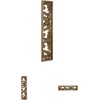 image:imageSignature Design by Ashley Candelario Traditional Scrollwork Wood 10 x 42 Inch Wall Decor Antique Brown