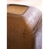 image:imageSignature Design by Ashley Capard MidCentury Modern IndoorOutdoor 8 Grid Textured Glass Tabletop Vase Dark Brown8