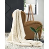 image:imageSignature Design by Ashley Chaddon Black Chunky Knit Throw BlanketBeige