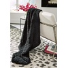 image:imageSignature Design by Ashley Chaddon Black Chunky Knit Throw BlanketBlack