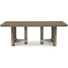 image:imageSignature Design by Ashley Chrestner Contemporary Rectangular Dining Room Table Brown Finish