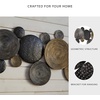image:imageSignature Design by Ashley Circle Metal Wall Sculpture 46x23 in Emsley