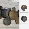 image:imageSignature Design by Ashley Circle Metal Wall Sculpture 46x23 in Emsley