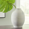 image:imageSignature Design by Ashley Clayson Vintage Indoor 12 Distressed Ceramic Tabletop Vase Beige amp Light Green7 W x 7 D x 10 H