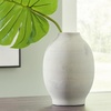 image:imageSignature Design by Ashley Clayson Vintage Indoor 12 Distressed Ceramic Tabletop Vase Beige amp Light Green7 W x 7 D x 10 H