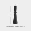 image:imageSignature Design by Ashley Collisten 39 Tall Black Floor Vase10 W x 10 D x 39 H