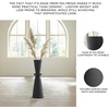 image:imageSignature Design by Ashley Collisten 39 Tall Black Floor Vase875 W x 875 D x 30 H