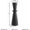 image:imageSignature Design by Ashley Collisten 39 Tall Black Floor Vase875 W x 875 D x 30 H
