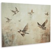 image:imageSignature Design by Ashley Collmund Art Deco Gallery Wrapped Canvas Wall Art 48 x 36 Inches Gray amp Light Brown