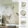 image:imageSignature Design by Ashley Collmund Art Deco Gallery Wrapped Canvas Wall Art 48 x 36 Inches Gray amp Light Brown